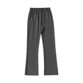 thumbnail image 4 of WPPGONE Athletic Pants for Men with Pockets Elastic Waisted Bootcut Side Zipper Hem Comfy Bottoms Sports Gym Workout Trousers, 4 of 9