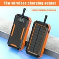 Solar Power Bank 61200mAh Crank Emergency External Battery For Cell