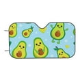 thumbnail image 7 of Fotbe Cartoon Avocado Car Windshield Sunshade | Sun Visor Protector Front Window Shade, Keeps Out UV Rays, Keeps Your Vehicle Cool-Medium, 7 of 7