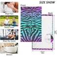 thumbnail image 3 of GZHJMY Animal Print Bath Hand Towel Soft Washcloth Highly Absorbent Fingertip Towels for Bathroom Beach Kitchen Sports Gym Yoga Travel (2-Pieces Towel Sets, 28x16 inch), 3 of 7