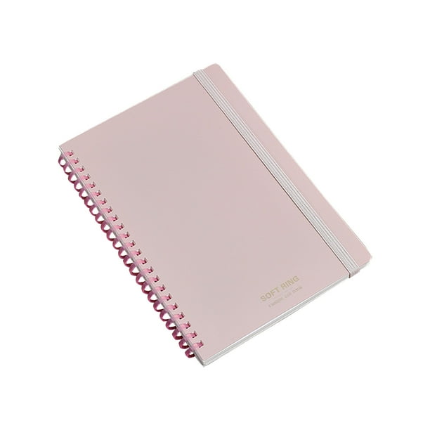 Cuaderno de espiral forrado para mujeres y hombres, cuaderno de tapa dura con rayas universitarias para trabajar y tomar notas, diarios para escribir