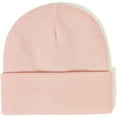 thumbnail image 6 of Girls Ladies Winter Warm Knitted Hat Satin Silk Lined Cable Knit Beanie Chunky Slouchy Skull Cap Ski Outdoor for Men Women, Pink, 6 of 6