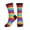 3 Black, variant on Men's Colorful Serape Novelty Athletic Socks Women's Digital Printing Funky Patterned Crew Socks