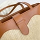 thumbnail image 5 of Bolsa vagabundo de moda para mujer de paja para axilas de gran capacidad para regalo (marrón) Ehuebsd Para Estrenar, 5 of 9