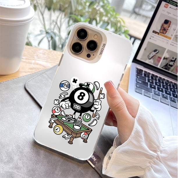 "Añade un toque de creatividad a tu iPhone con una funda con estampado de dibujos animados de la edición de Año Nuevo"