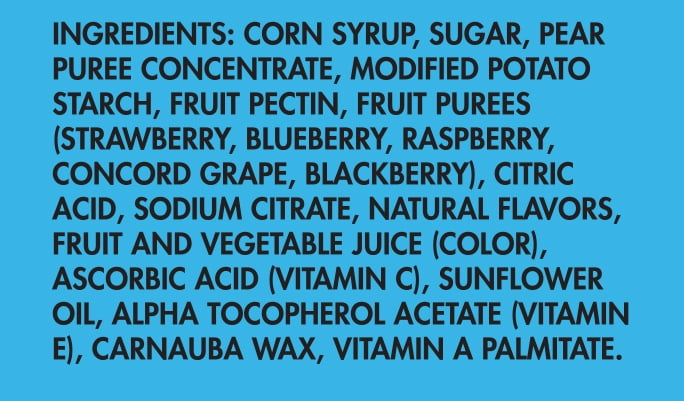 Dole Fruit Snacks, Mixed Berries Flavored, Big 9 Allergen Free, Dye Free, Gluten Free, Gelatin Free, Lunch Snacks 22 Count