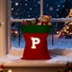 thumbnail image 5 of Bolsa de Almacenamiento Del Árbol de Navidad Bolsa de Regalo de Navidad de 26 Cartas 12.2x14.96In Rojo Poliéster con Cordón Bolsas de Regalo de Navidad, 5 of 6