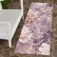 thumbnail image 3 of Addison Rugs Chantille Indoor/Outdoor Transitional Floral Plum Machine Washable Runner Rug, 2'3" x 7'6", 3 of 8