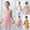 Pink, variant on BULLPIANO Ballet Leotards for Girls Sleeveless Toddler Dance Leotard Outfits with Skirt for Camisole Ballerina Dress for Little Kid/Big Kid