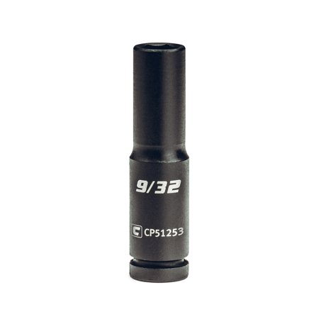 UPC: 0886352512534 | Capri Tools 9/32-Inch Deep Impact Socket  1/4-Inch Drive  6-Point  SAE