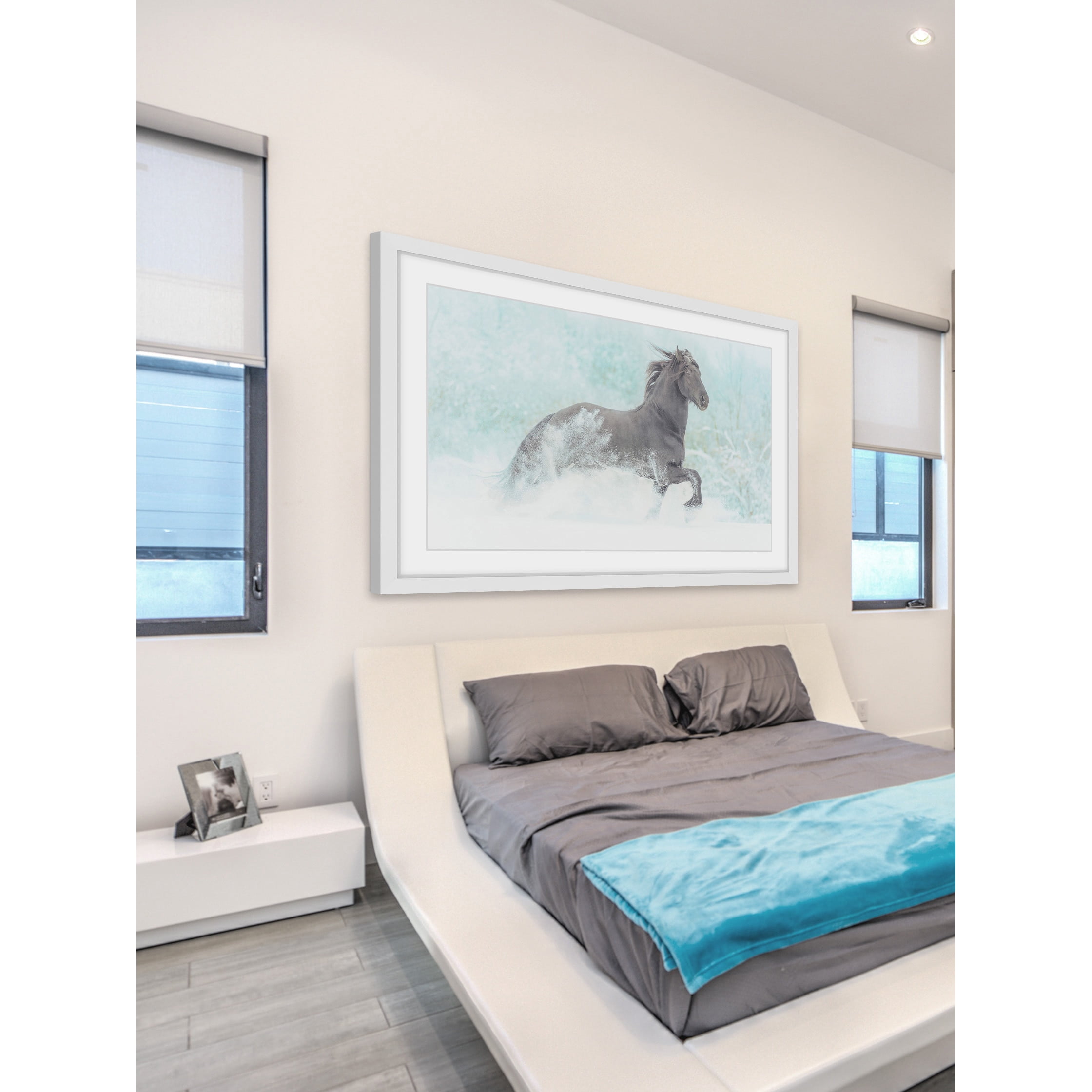 "Frolicking Equus" Framed Painting Print