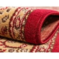 thumbnail image 5 of Rugs.com Amaya Collection Rug – 8 Ft Square Burgundy Medium Rug Perfect For Living Rooms, Kitchens, Entryways, 5 of 8