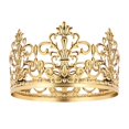 thumbnail image 2 of Cake Topper Realistic Looking Rust-proof Metal Crown Cake Topper Royal Themed Baby Shower Decoration for Home, 2 of 9