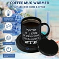 thumbnail image 2 of Gifts for Dad from Daughter - Black 11 fl oz Coffee Mugs Warmer Set, Auto Shut Off Smart Coaster, Dad Gifts, Fathers Day Gifts for Dad, Natubeau Mugs Smart Warmer, 2 of 8