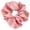 Blush, variant on Satin Rhinestone Scrunchie in Acrylic Diamond-Shaped Case, 1 Piece, White