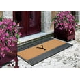 thumbnail image 7 of A1HC Natural Rubber & Coir 24x36 Monogrammed Doormat For Front Door, Anti-Shed Treated Durable Doormat for Outdoor Entrance, Heavy Duty, Low Profile, Easy to Clean, Long Lasting Front Porch Entry Rug, 7 of 7