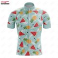 thumbnail image 3 of Maillot de ciclismo de la serie Fruit para hombre, manga corta, reflectante, para ciclismo de montaña, equipo profesional de descenso, nuevo, 3 of 5