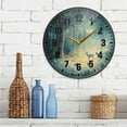 thumbnail image 3 of Yayeee Wall Clock Battery Operated 11.9" Silent Non-Ticking for Living Room, Night Forest Scene, 3 of 8