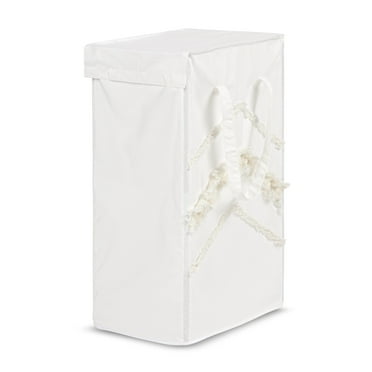 Sweet Jojo Designs Boho Fringe Ivory Foldable Laundry Hamper with Handles