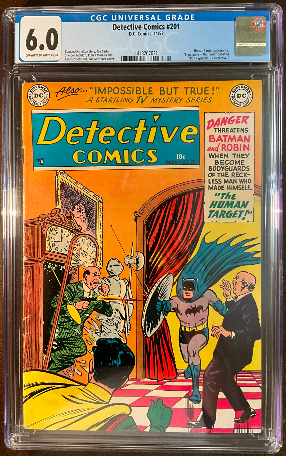 Cover of Detective Comics #201