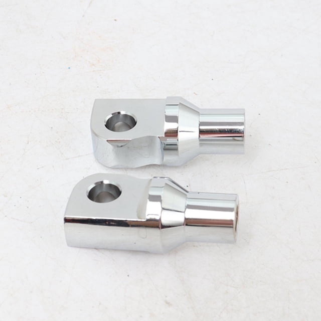 Adaptadores de clavija de montaje estriados Yotijar 2 Piezas Plata