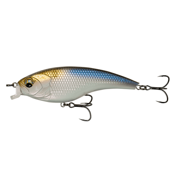 6th Sense Grass Pump Silent 5.0 Squarebill Crankbait Bass Fishing Lure 5 in 1.5 oz Power Fishing Hard Bait for Heavy Grass
