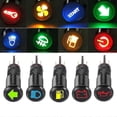thumbnail image 2 of Front Fog Light (green) 12 24 36v Led Dashboard Warning Signal Light Van Dash Panel Indicator Lamp, 2 of 5