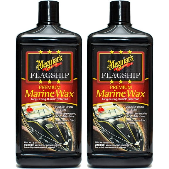 Meguiars M6332 BVYSOE Flagship Premium Marine Wax, 32 oz. (2 Pack)