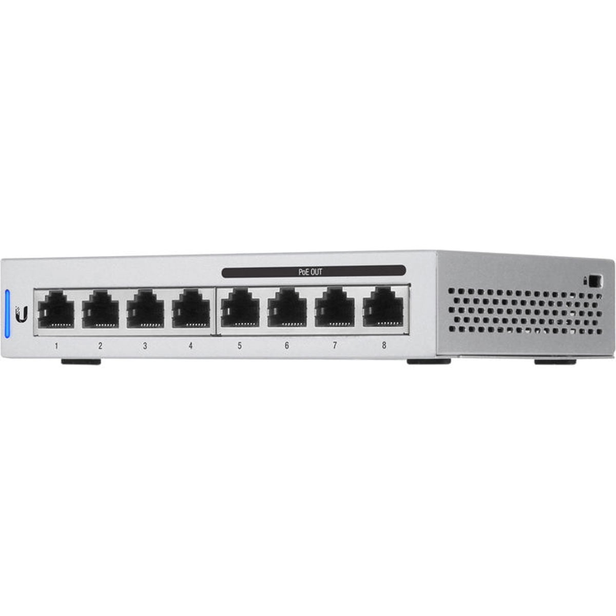 Ubiquiti 8-Port Gigabit Ethernet Switch with 60W Power - Network Hub