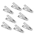 thumbnail image 4 of 100 pinzas de acero inoxidable antideslizantes para ropa, resistentes al viento y al agua (5 cm), 4 of 5