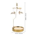 thumbnail image 4 of FELTECHELECTR Candelabro giratorio con tapa de copa para vela, candelabro magnético giratorio de acero inoxidable, 4 of 4