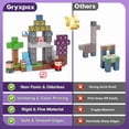 thumbnail image 3 of Gryxpox Magnetic Blocks, 100Pcs Magnetic Building Blocks Stacking Toy Birthday Gifts -STEM Construction Toys for Children Ages 3+ Boys & Girls, Portal, 3 of 8