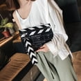 thumbnail image 3 of Funny Movie Prop Design Women Shouler Bags Designer Letters Clutch Bag Cute Pu Leather Crossbody Messenger Bag Lady Small Purses beige, 3 of 5