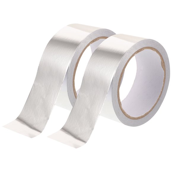 OULII Flexible Aluminum Foil Tape Roll for Metal Repair and Insulation in Silver