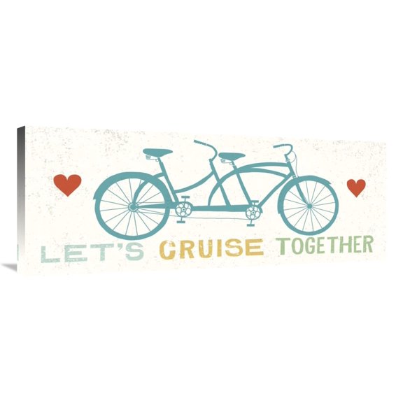 Global Gallery's 'Lets Cruise Together II' By Michael Mullan Stretched Canvas Wall Art