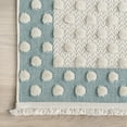 thumbnail image 4 of nuLOOM Cecelia Polar Bear Kids Fringe Area Rug, 4' x 6', Cecelia Baby Blue, 4 of 9