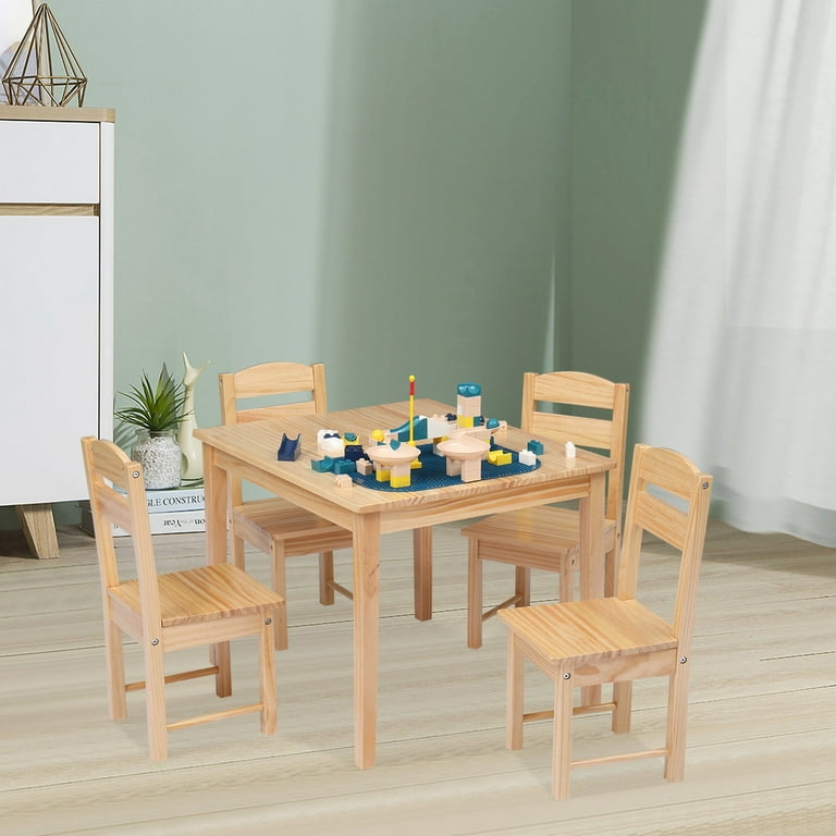 Pine childrens table and chairs online