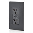 thumbnail image 4 of Salida GFCI Leviton de 20 A, autodiagnóstico con indicador LED, color negro, 4 of 4