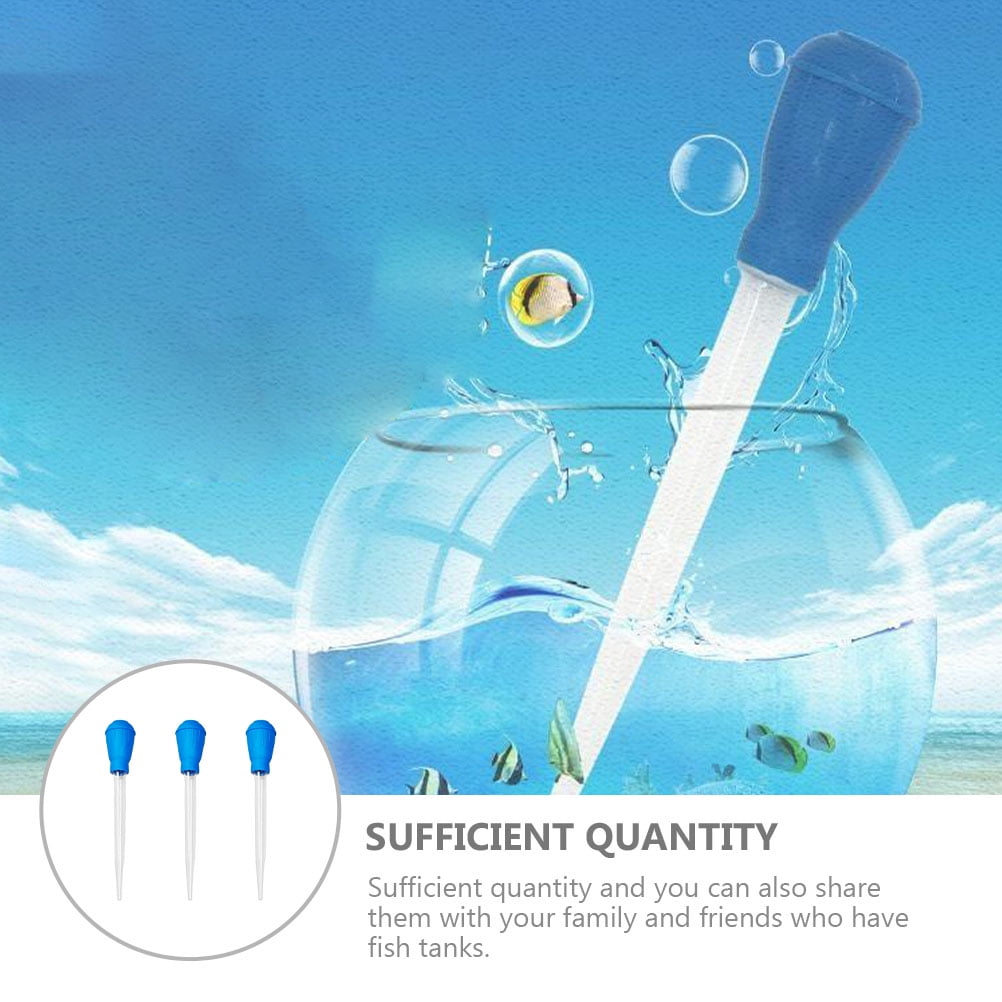 Aquarium clean pipette 3Pcs Aquarium Clean Pipettes Long Fish Tank