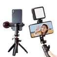 thumbnail image 3 of ruzhgo Vertical Smartphone Mount Holder Cold Shoe Vlog Tripod Mount for Cell Phone, 3 of 6