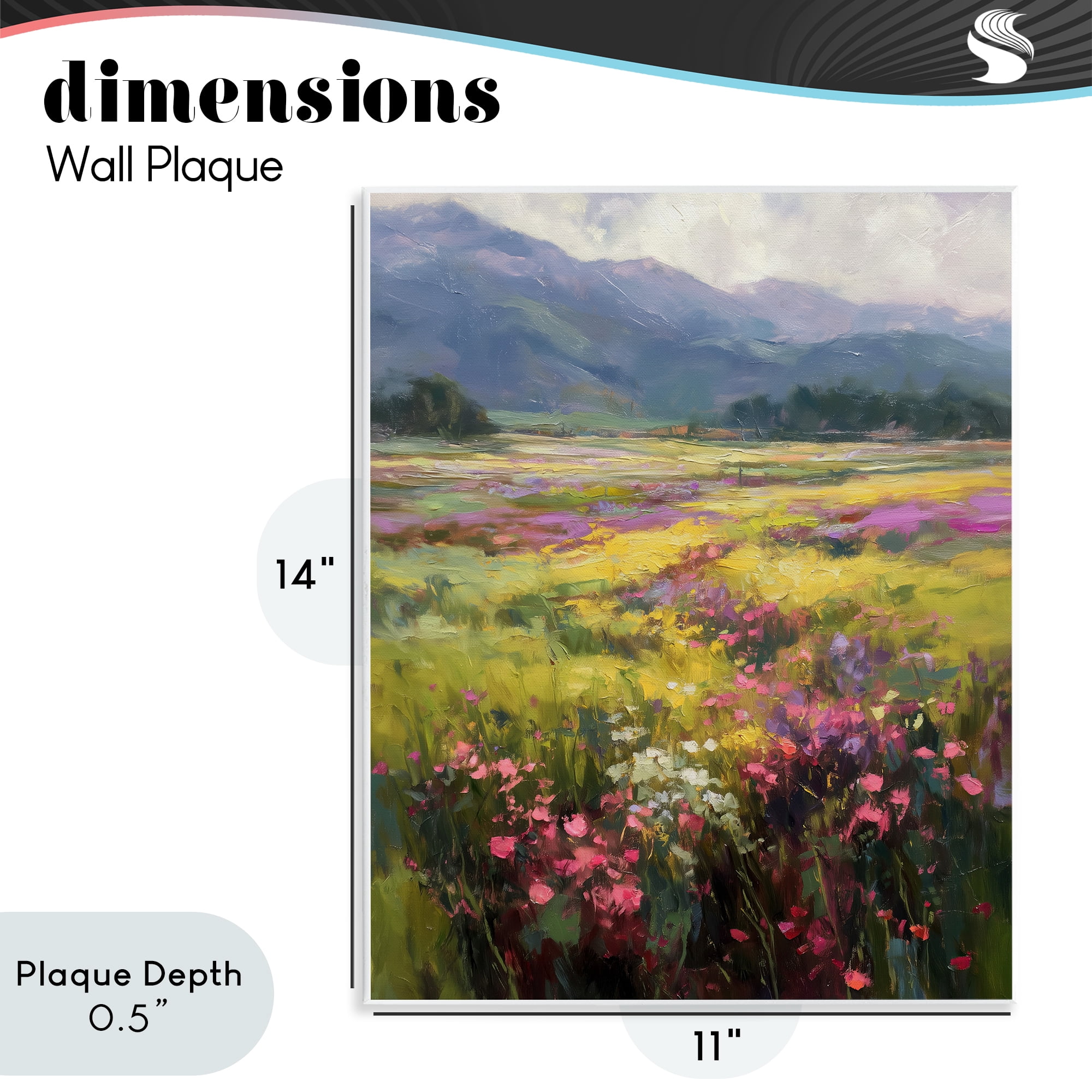 Stupell Industries Vast Horizon Of Flowers Wall Plaque Art, design by Svetlana Aleynikova