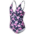 Little Girls One Piece Swimsuits Cute Printed Bathing Suit Hawaiian Summer Swimwear for Teens