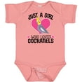 thumbnail image 3 of Inktastic Cockatiel Just a Girl Who Loves Girls Baby Bodysuit, 3 of 5