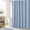 Fogblue-72"W x 78"L (Pack of 1), variant on 72x78 Long Shower Curtain Ombre Lavender 3d Embossed Half Bath