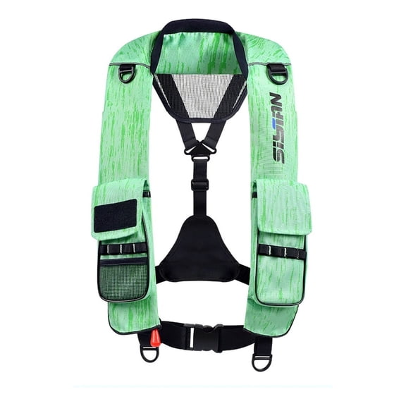 2025 Adult Inflatable Life Jacket for Water Sports and Boating, Portable High Buoyancy Fishing Vest