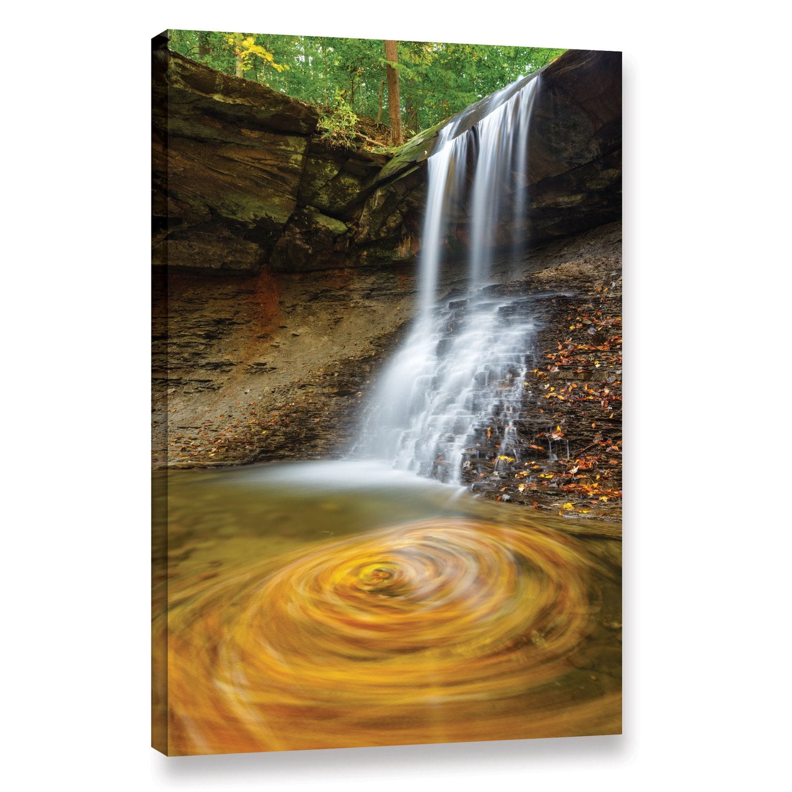 Blue Hen Falls Swirling Leaves