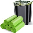 thumbnail image 1 of EIMELI  60 Counts Biodegradable Trash Bags 13 Gallon Compostable Trash Bags  Recycled Garbage Bags Unscented Wastebasket Liners for Kitchen Office, 1 of 7
