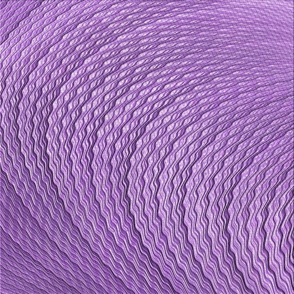 Ahgly Company Machine Washable Indoor Square Transitional Violet Purple Area Rugs, 5' Square