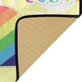 thumbnail image 7 of SKYSONIC LGBTQ Hearts Area Rug 39x20 in, Stain Resistant Carpet Throw Rug with Elastic Cotton Interlayer for Kitchen Bathroom Living Room Bedroom, 7 of 7