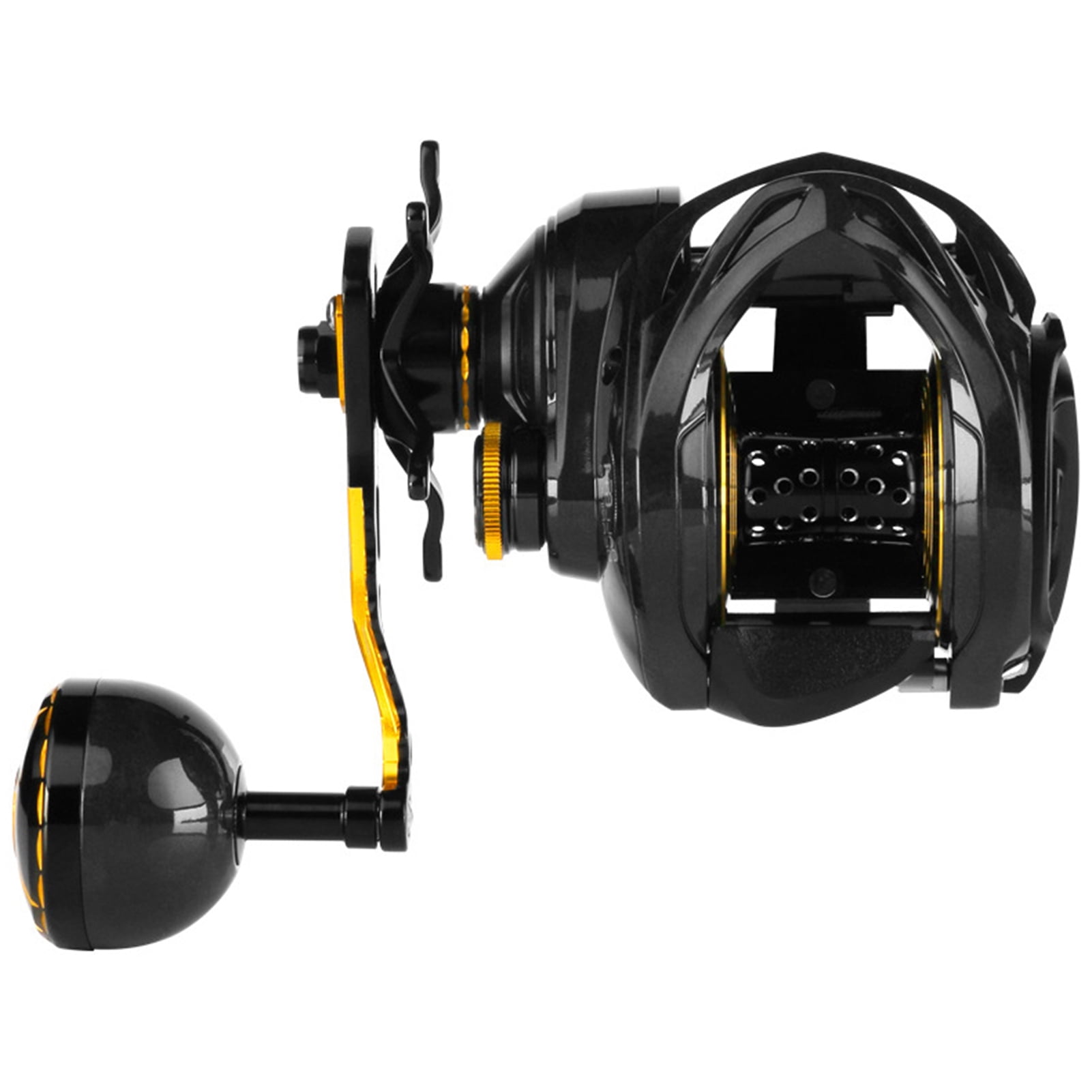 DEUKIO Carbon Fiber Baitcasting Reel 6+1BB Baitcaster Reel Fishing Reel